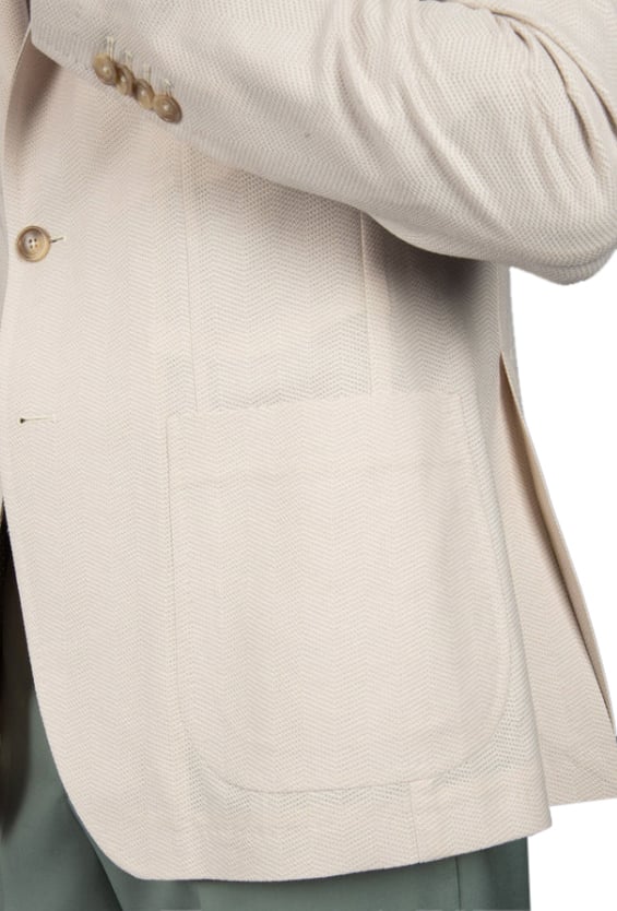 Tagliatore Jackets Ivory Wit