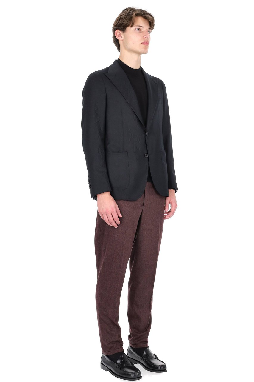 Tagliatore Pino Lerario 110’S Wool Jacket Zwart
