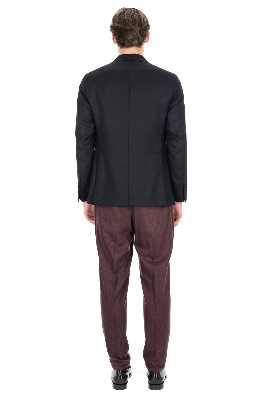 Tagliatore Pino Lerario 110’S Wool Jacket Zwart