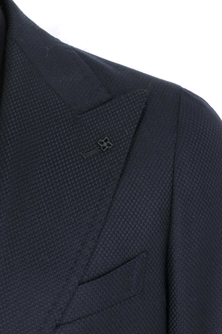Tagliatore Pino Lerario 110’S Wool Jacket Zwart