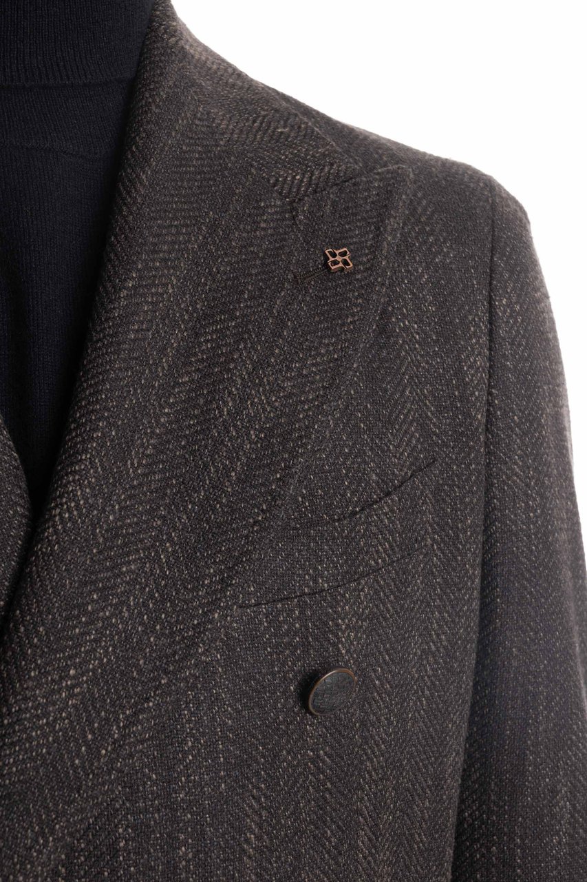 Tagliatore Double-Breasted Jacket Line Pino Lerario Zwart