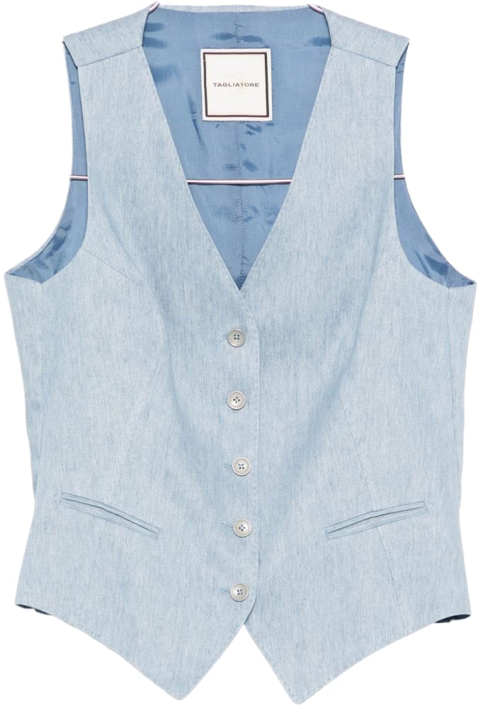 Tagliatore Jackets Clear Blue Blauw