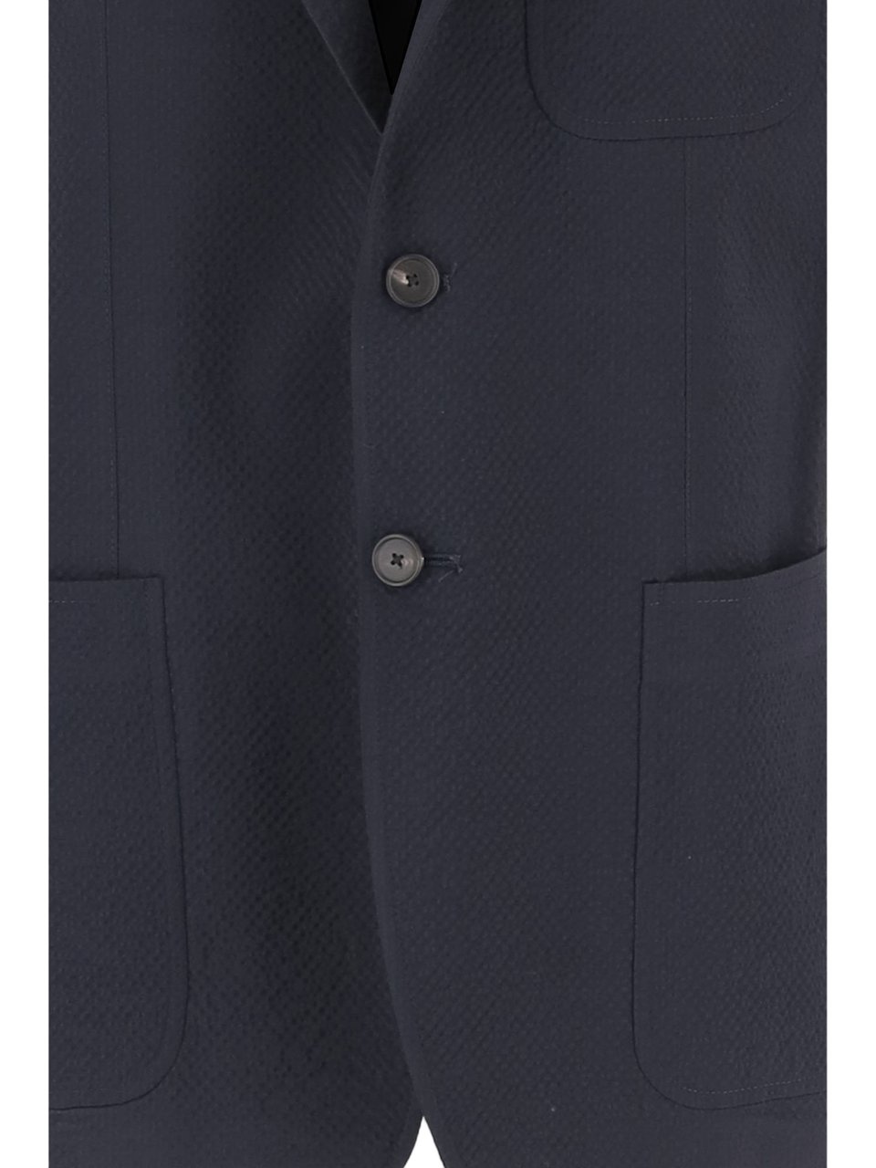 Tagliatore Single-Breasted Stretch Wool Jacket Zwart