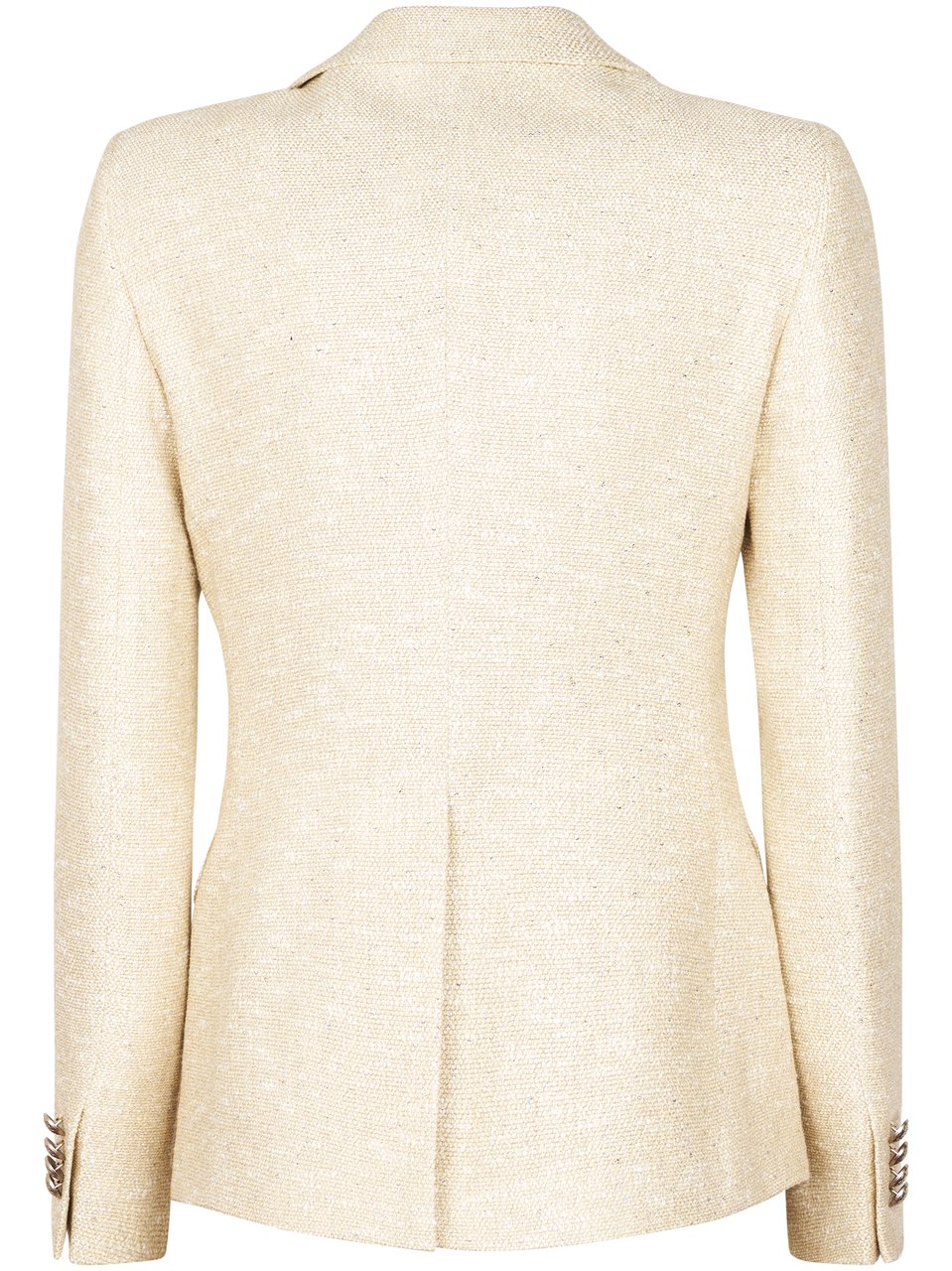 Tagliatore Double-Breasted Tailored Jacket with Textured Fabric Neutraal