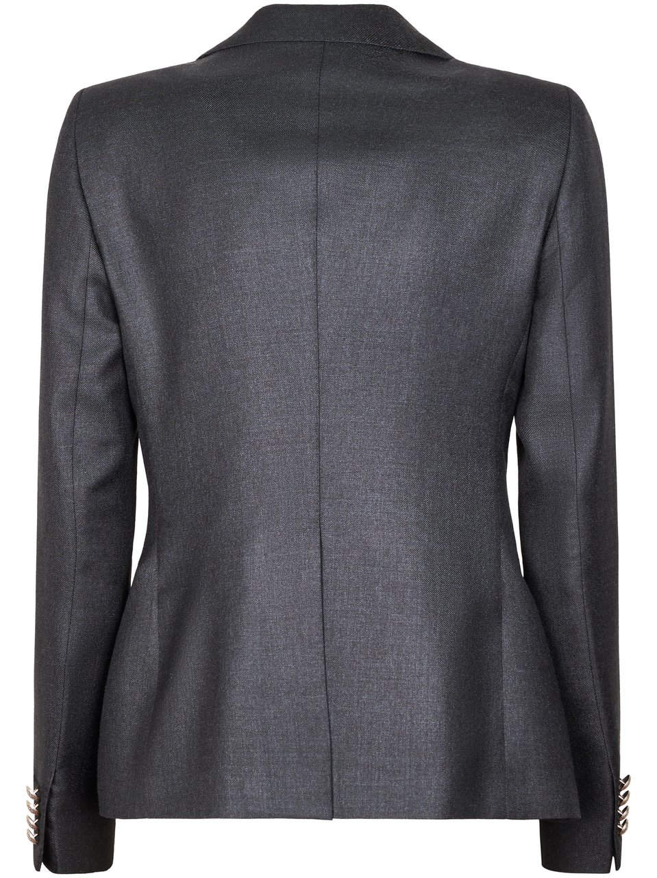 Tagliatore Double-Breasted Tailored Blazer With Metallic Accents Zwart