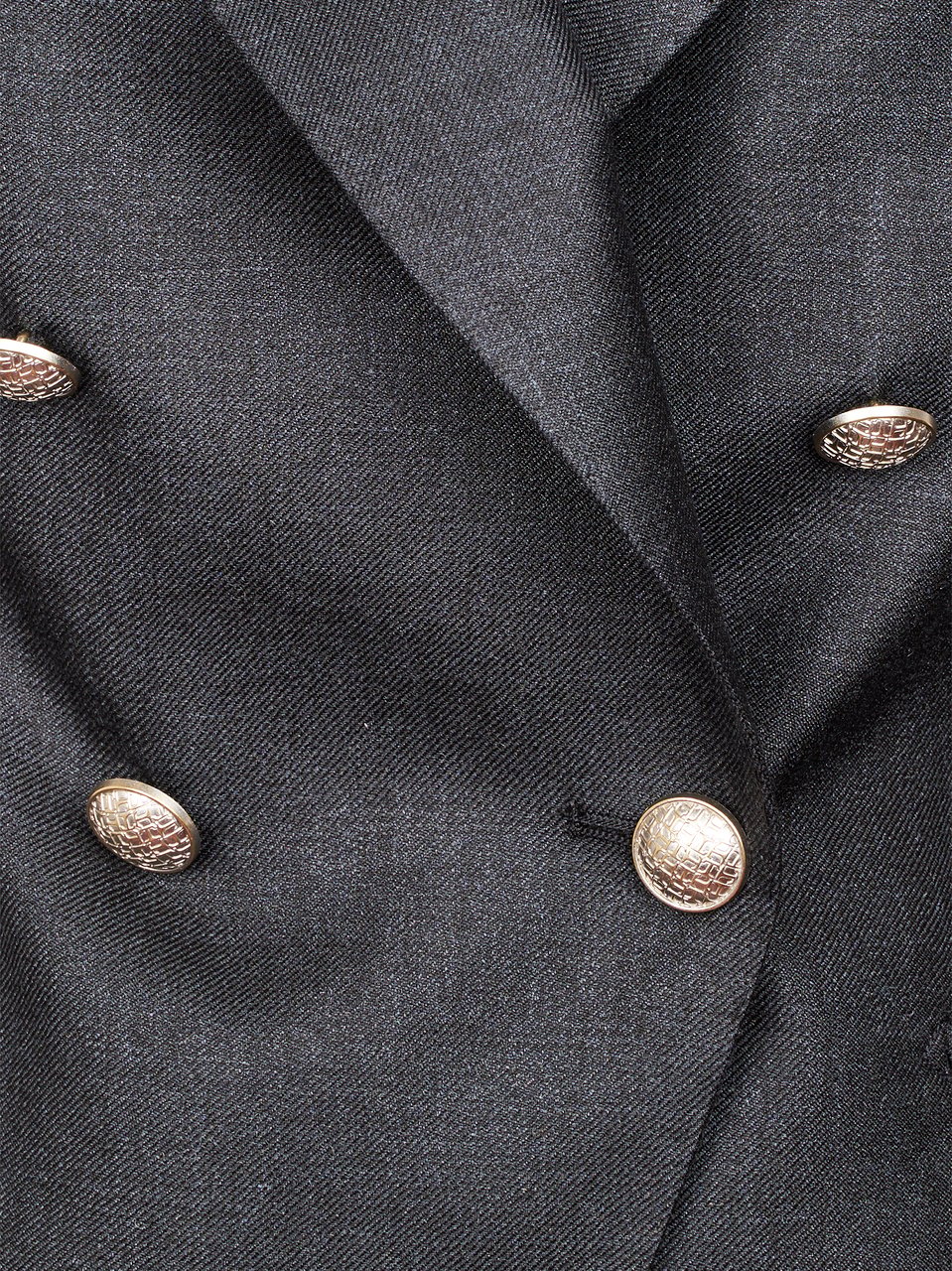 Tagliatore Double-Breasted Tailored Blazer With Metallic Accents Zwart