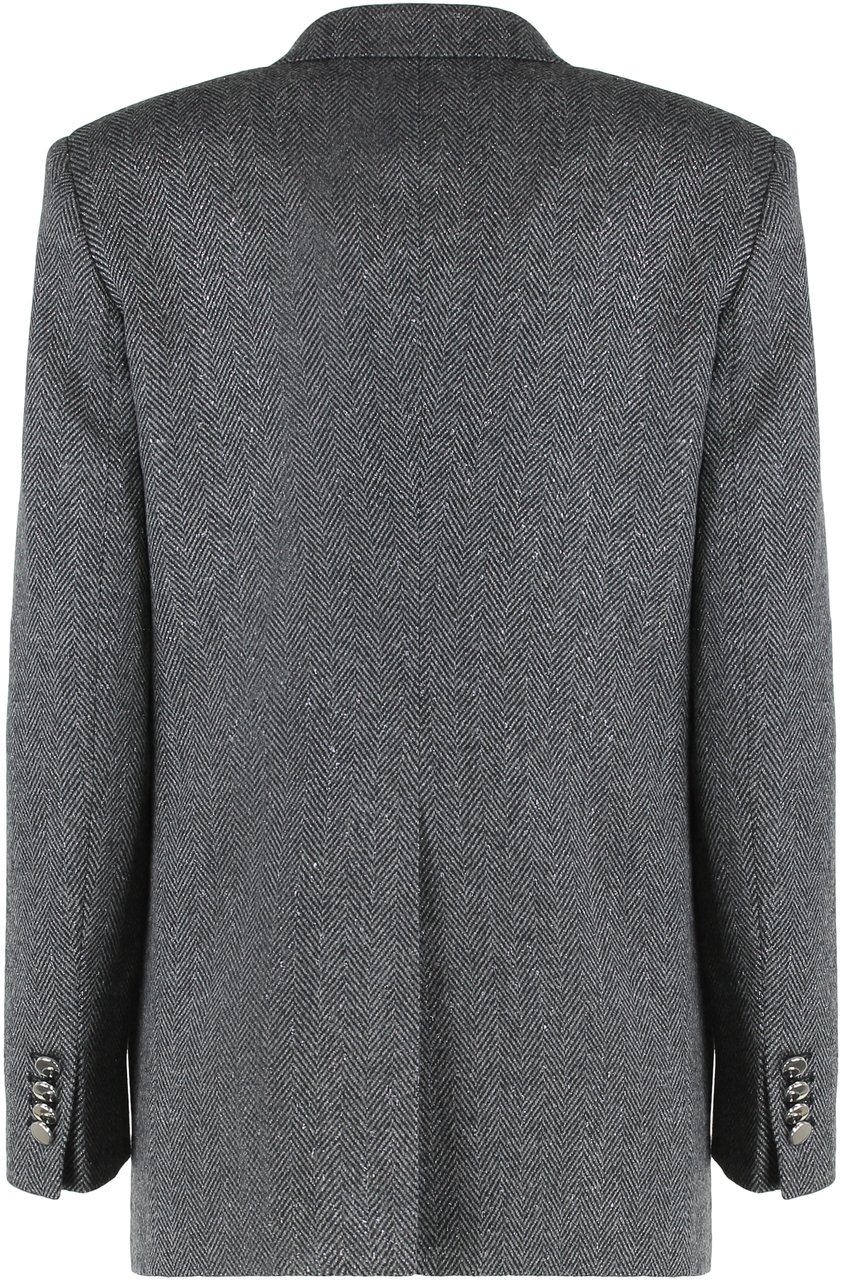 Tagliatore Double-breasted jacket J-Jasmine in a wool blend Grijs