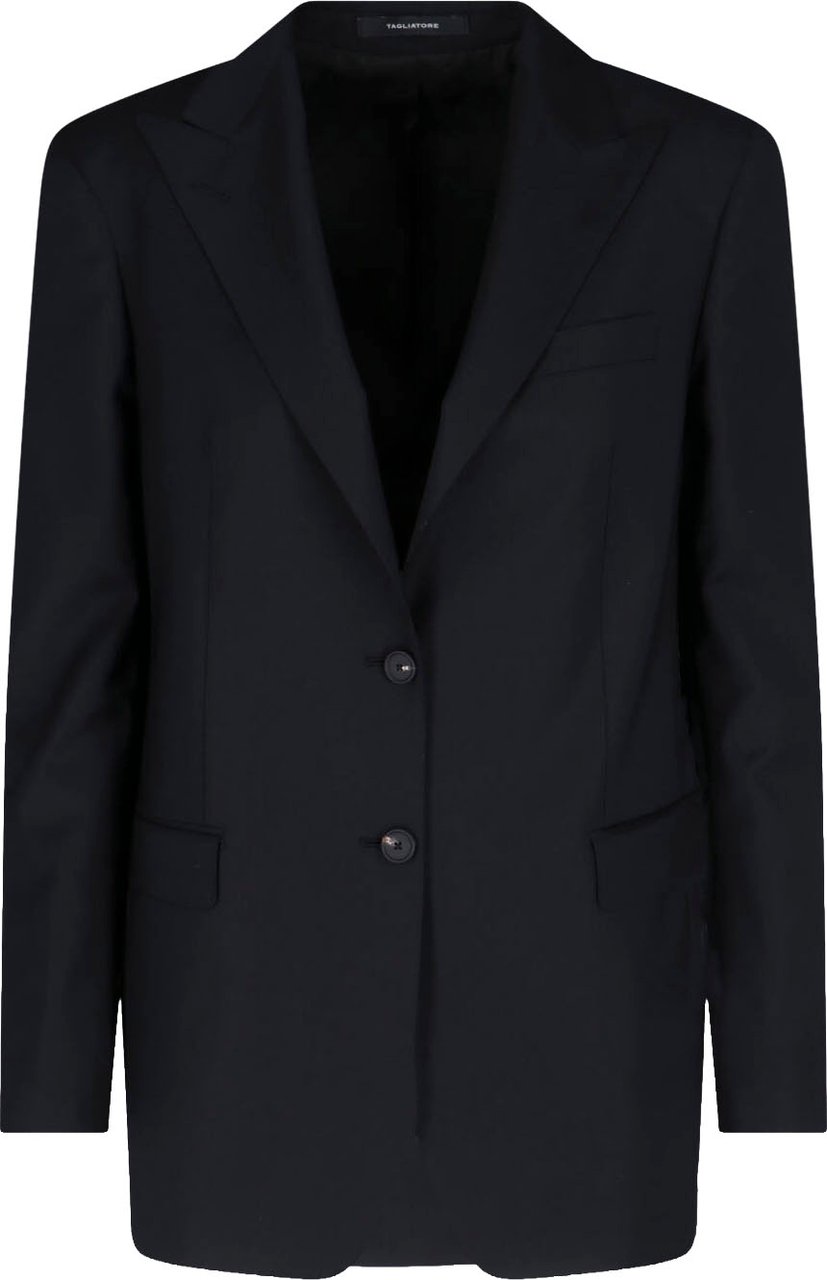 Tagliatore "J-Bertha" Monopetto Blazer – Black Zwart