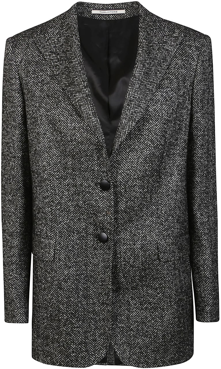 Tagliatore Jacket Black Zwart