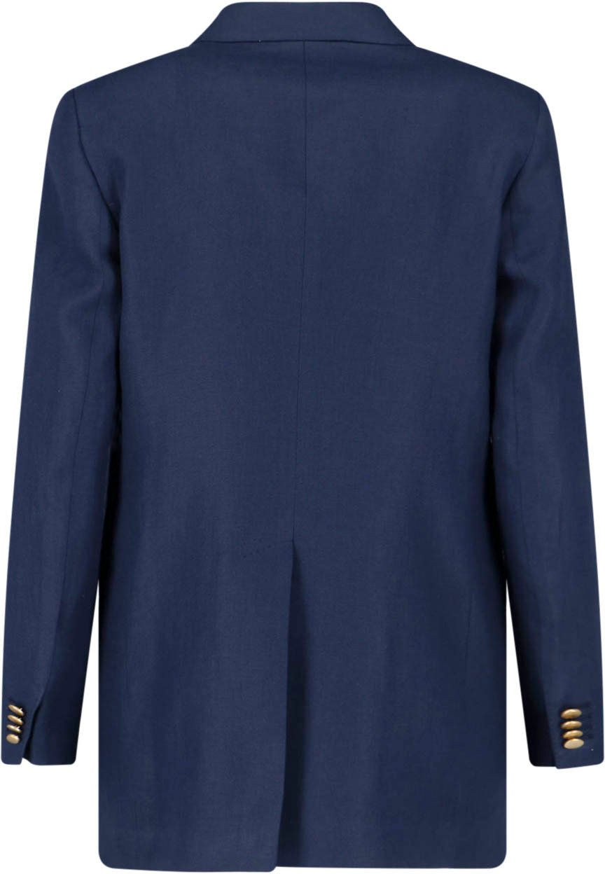 Tagliatore Navy Blue J-Jasmine Double-Breasted Blazer Blauw