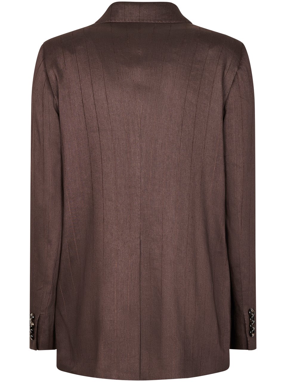 Tagliatore Double-Breasted Pinstripe Jacket with Structured Silhouette Zwart