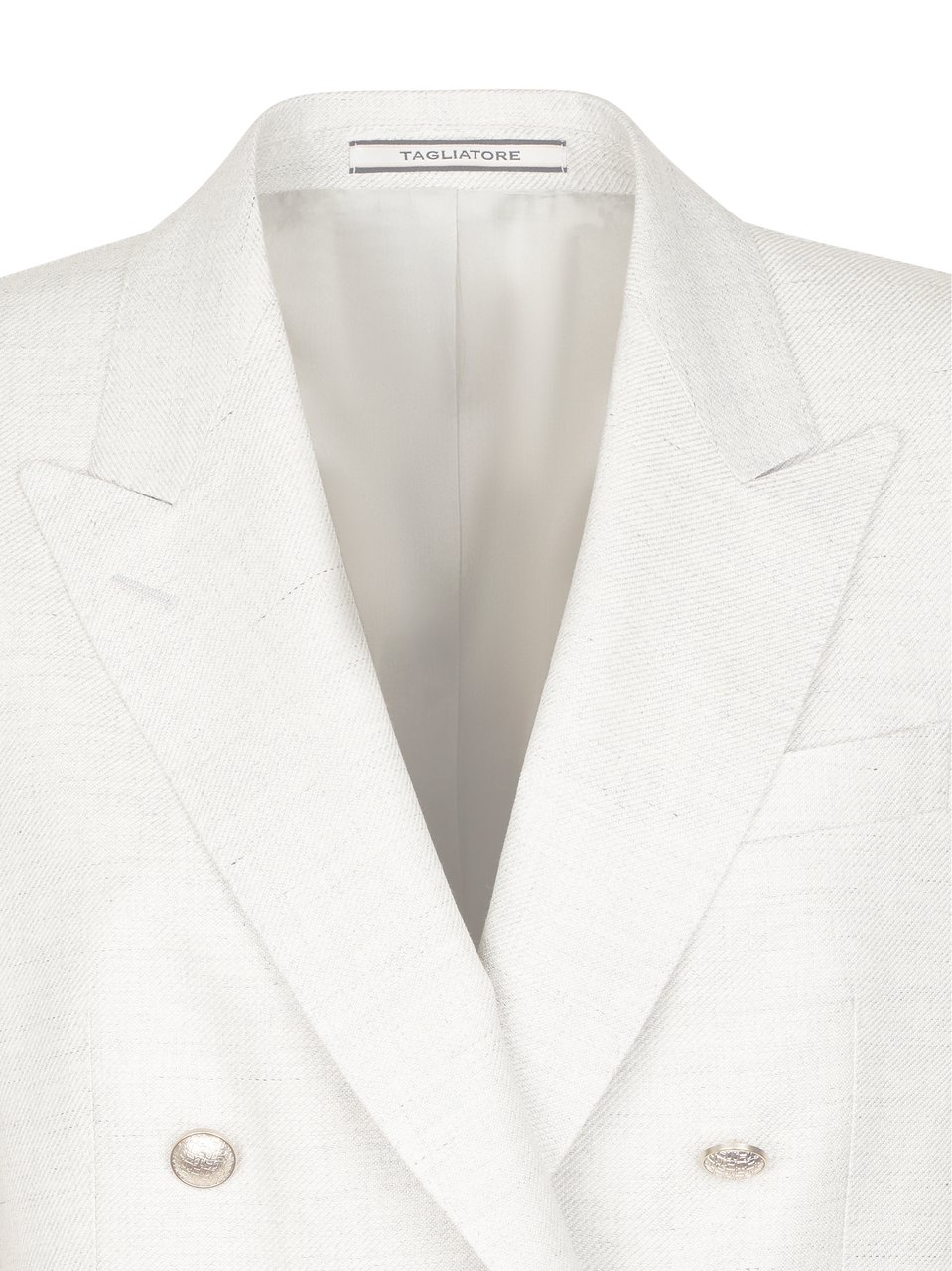 Tagliatore Double-Breasted Oversized Jacket with Structured Lapels Wit