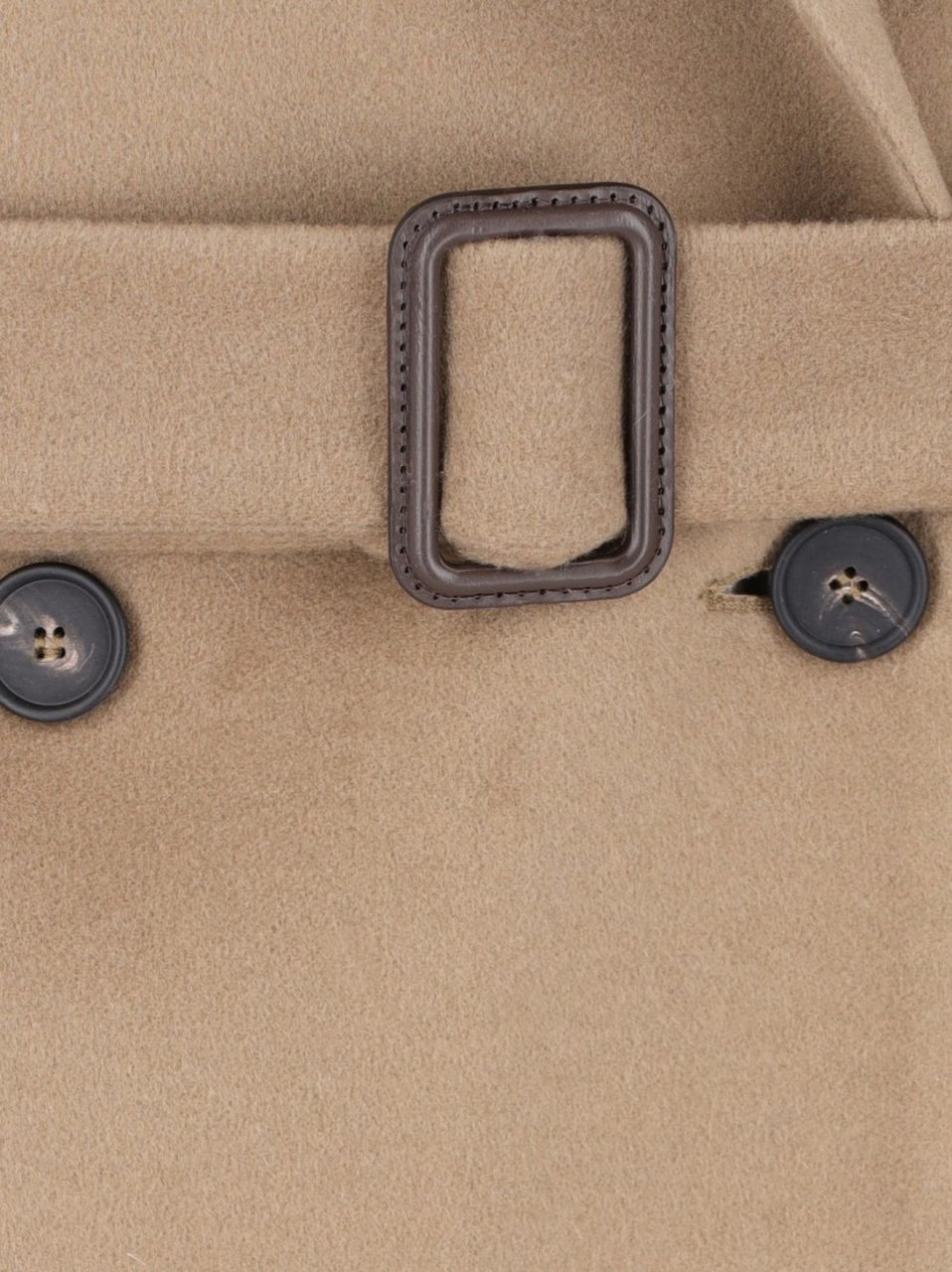 Tagliatore "Jole" Double-Breasted Coat Neutraal