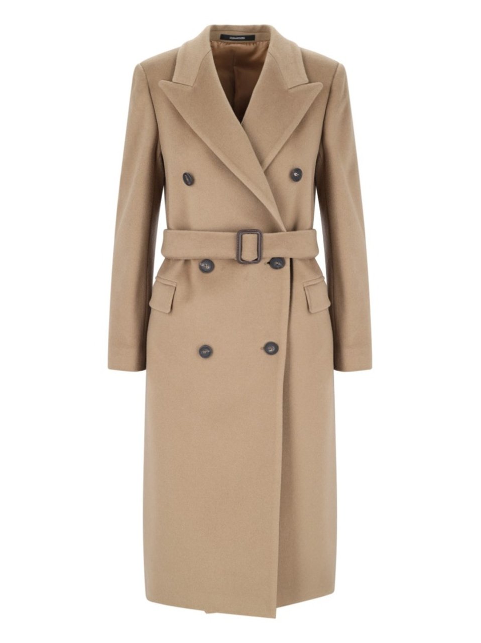 Tagliatore "Jole" Double-Breasted Coat Neutraal