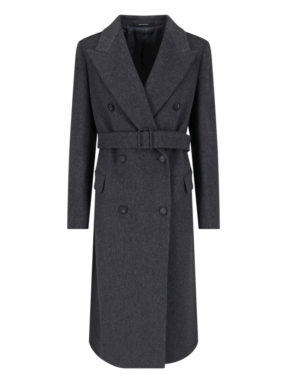 Tagliatore Grey Jole Virgin Wool Coat Grijs