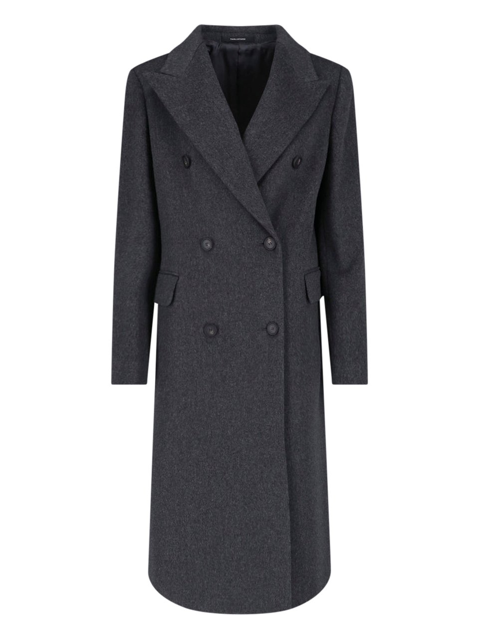 Tagliatore Grey Jole Virgin Wool Coat Grijs