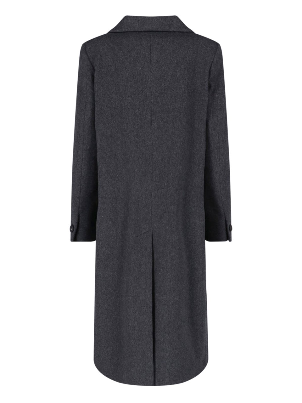 Tagliatore Grey Jole Virgin Wool Coat Grijs