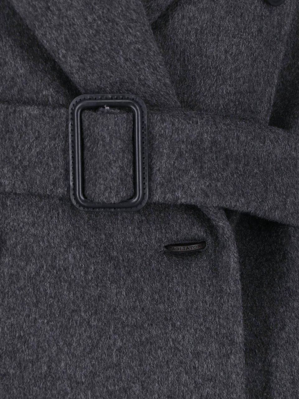 Tagliatore Grey Jole Virgin Wool Coat Grijs