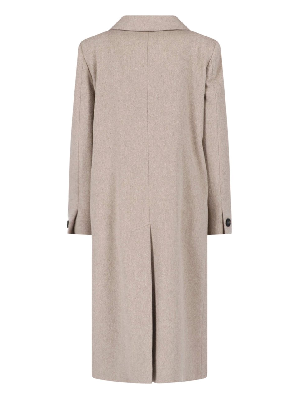 Tagliatore Brown Jole Virgin Wool Coat Bruin