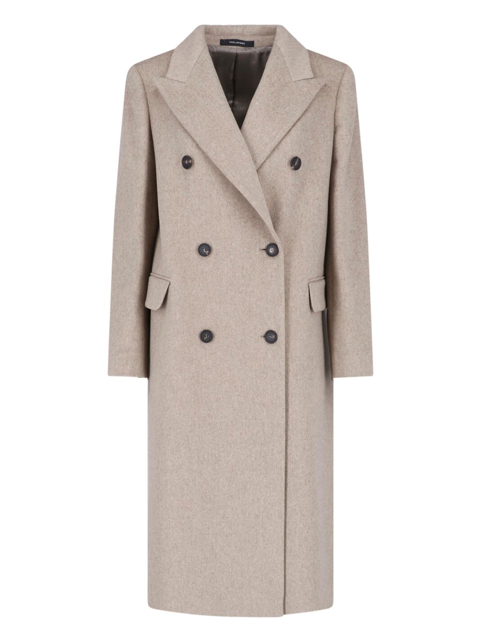 Tagliatore Brown Jole Virgin Wool Coat Bruin