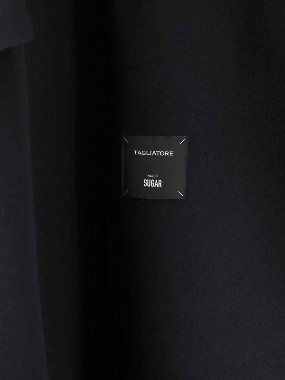 Tagliatore Black Jole Double-Breasted Cashmere Coat Zwart