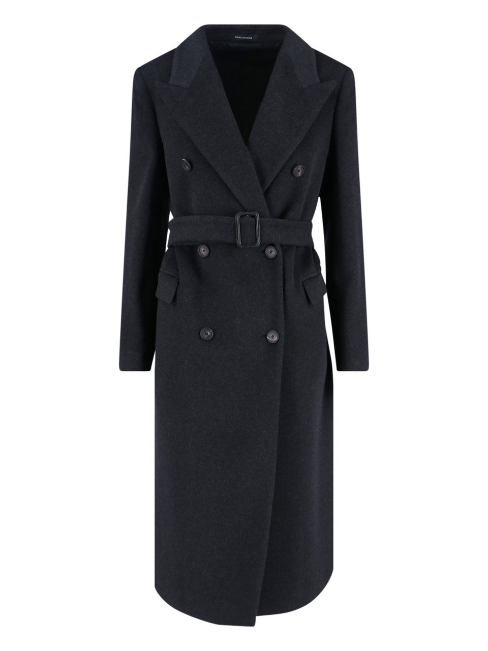 Tagliatore Dark Grey Jole Cashmere Coat Grijs