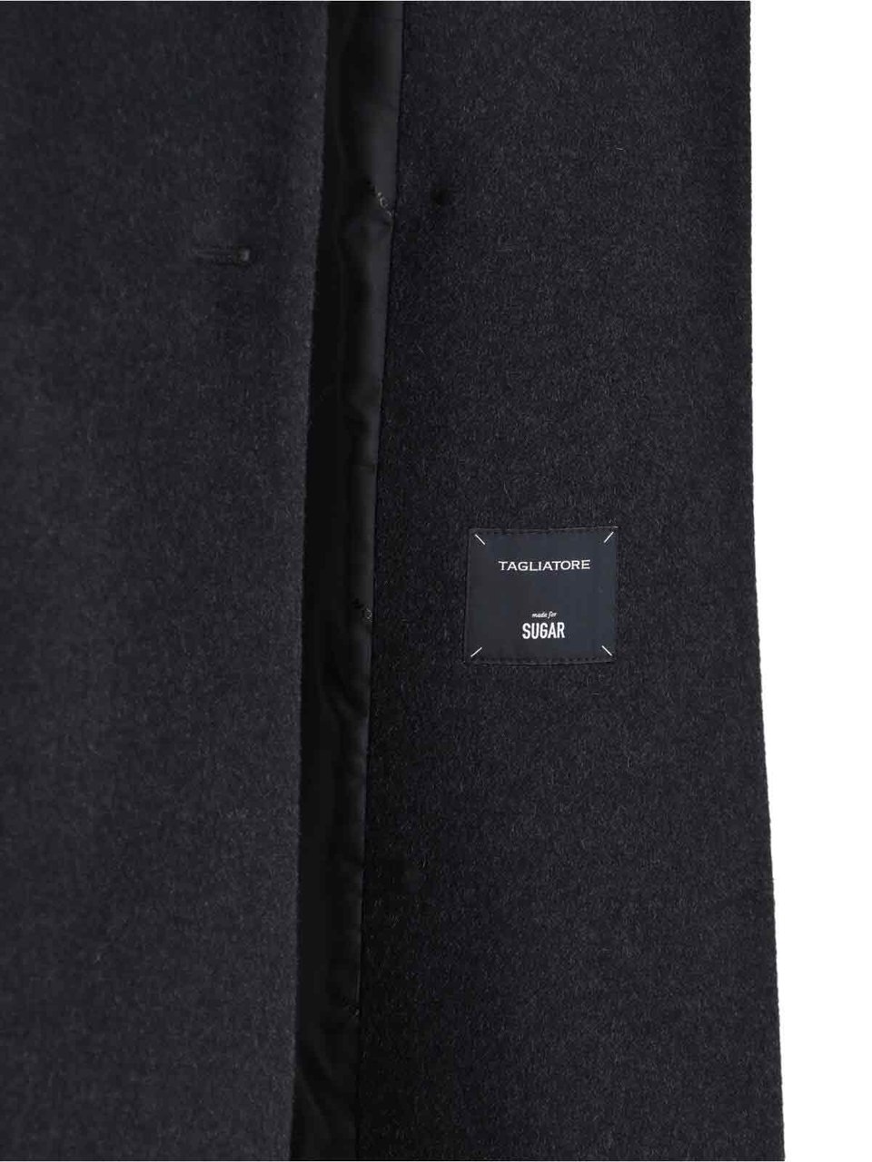 Tagliatore Dark Grey Jole Cashmere Coat Grijs