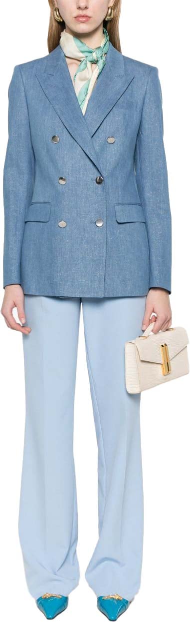 Tagliatore Jackets Clear Blue Blauw