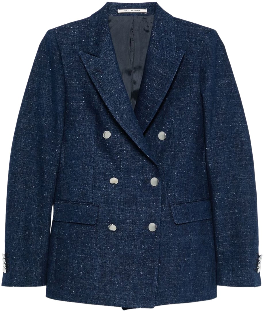 Tagliatore Jackets Blue Blauw