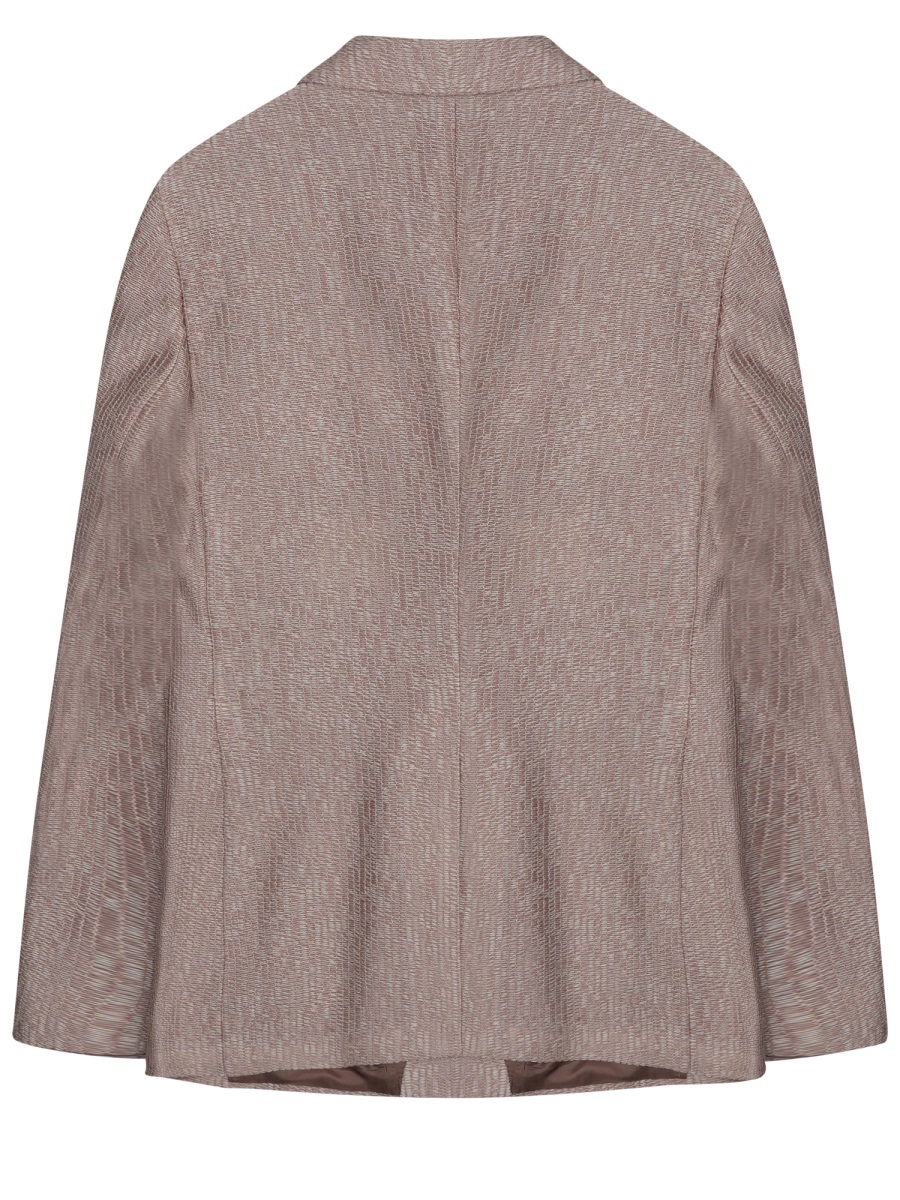 Tagliatore Cotton Structured Front Flap Blazer Grijs