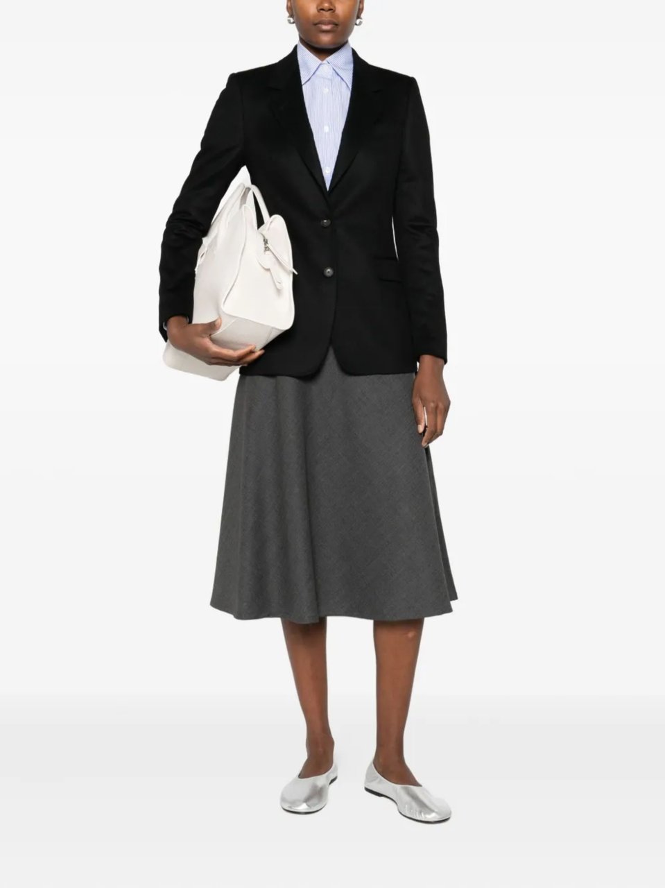 Tagliatore Black Classic Lapels Single Breasted Blazer Zwart