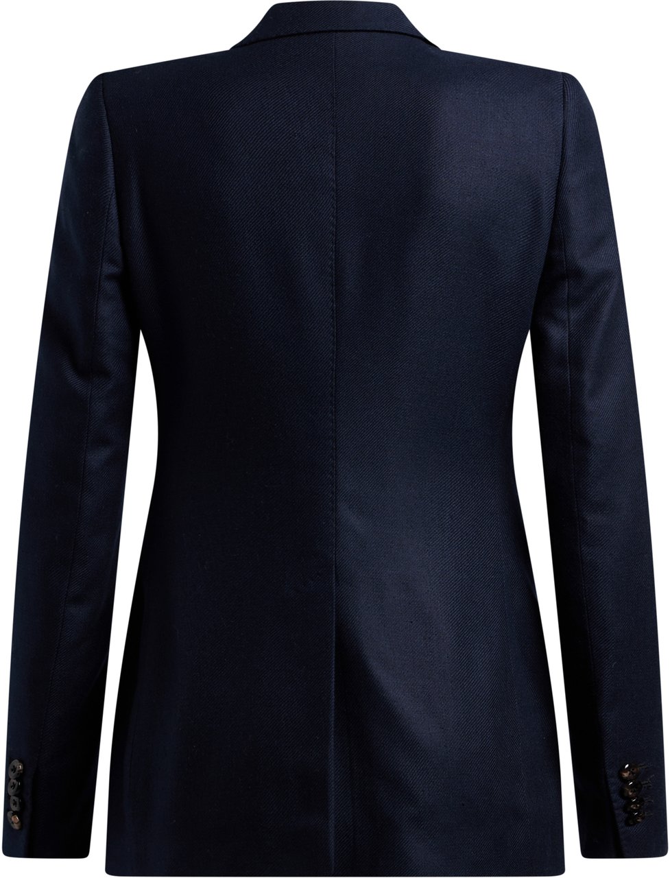 Tagliatore Single-breasted silk blazer Blauw