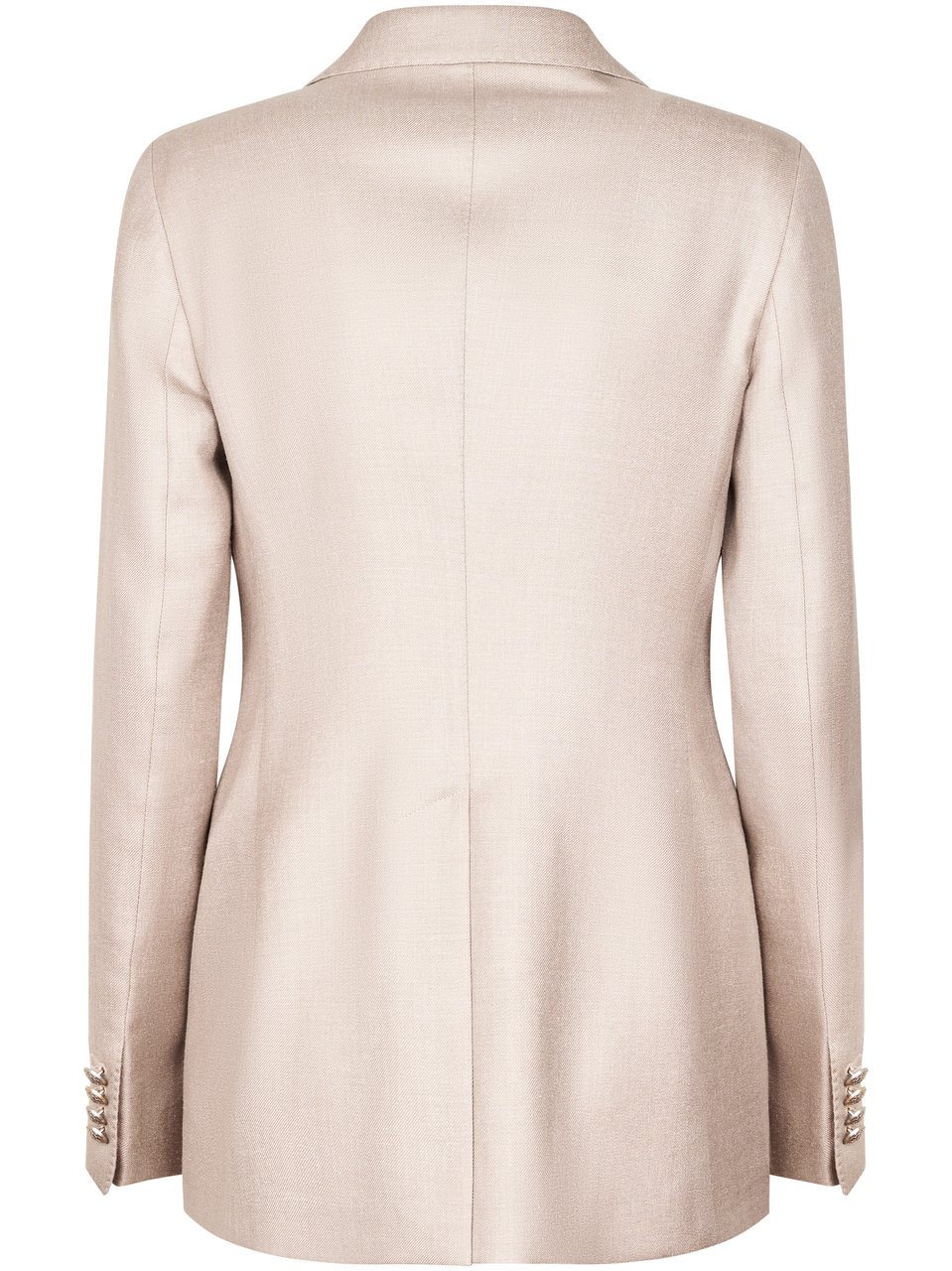 Tagliatore Tailored Jacket with Notch Lapel and Button Detail Neutraal