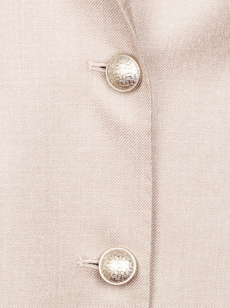 Tagliatore Tailored Jacket with Notch Lapel and Button Detail Neutraal