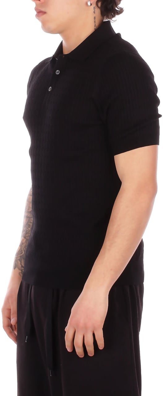 Tagliatore T-Shirts And Polos Black Zwart