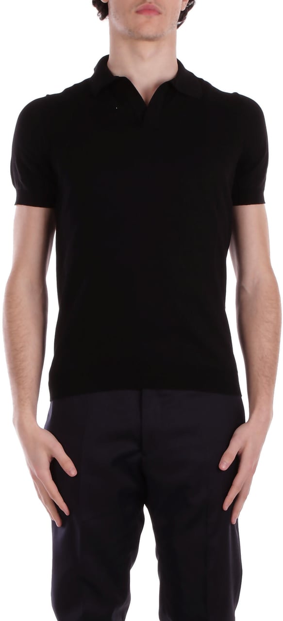 Tagliatore T-Shirts And Polos Black Zwart