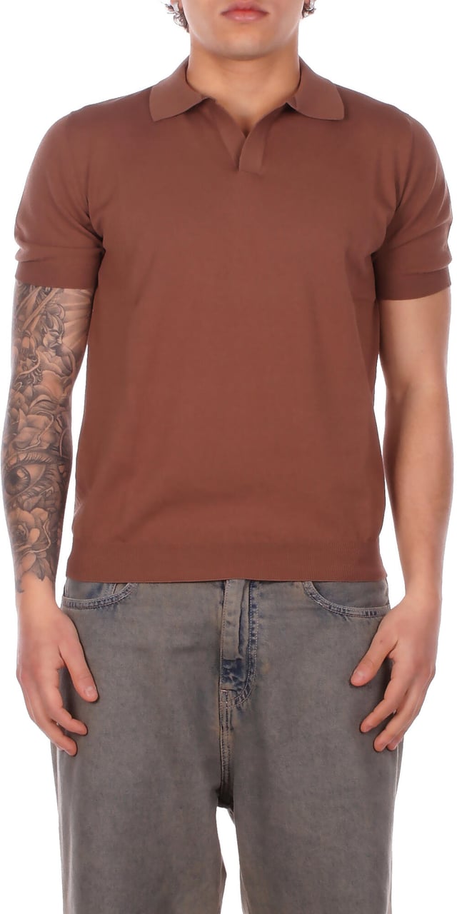 Tagliatore T-Shirts And Polos Brown Bruin