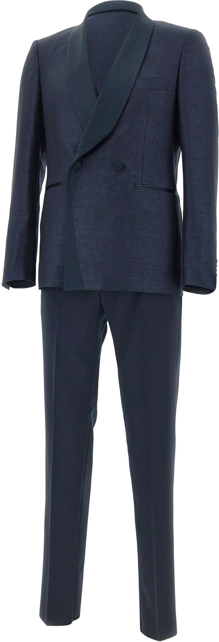 Tagliatore Dresses Blue Blauw