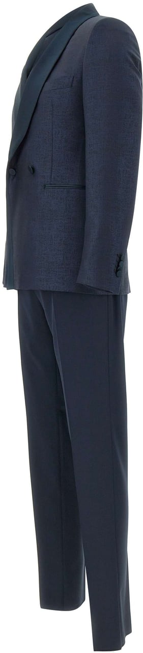 Tagliatore Dresses Blue Blauw