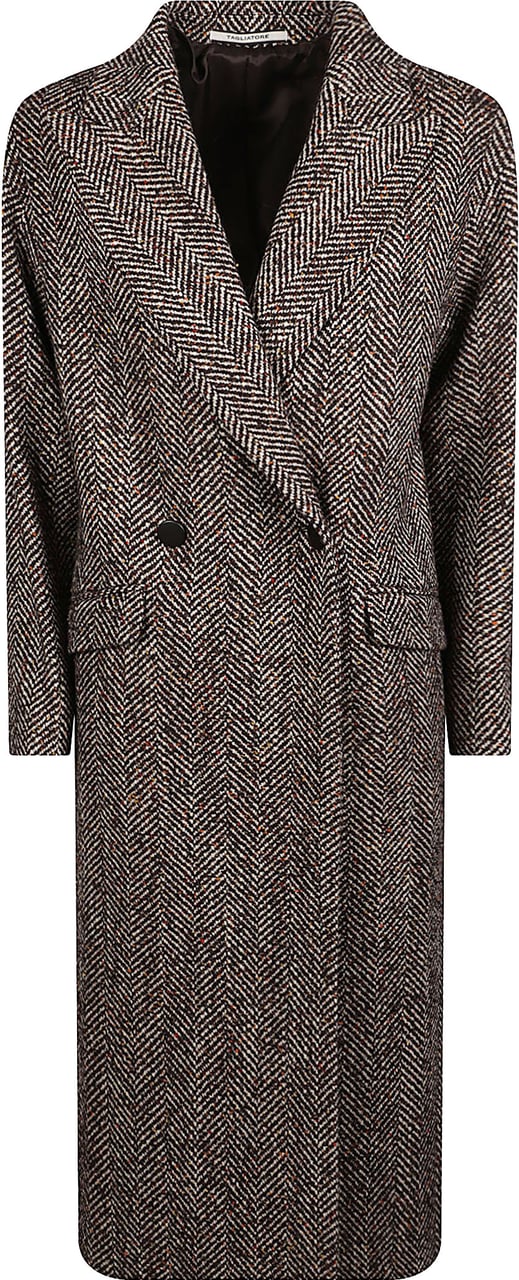 Tagliatore Linden Long Coat Brown Bruin