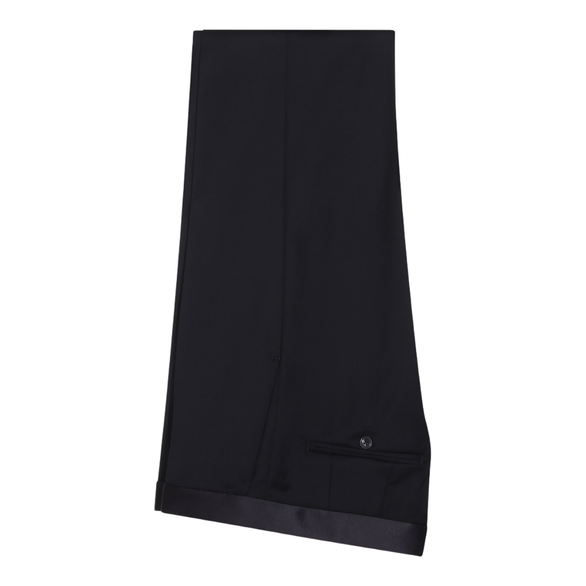 Tagliatore Tailored Black Tuxedo Jacket and Trousers Set Zwart