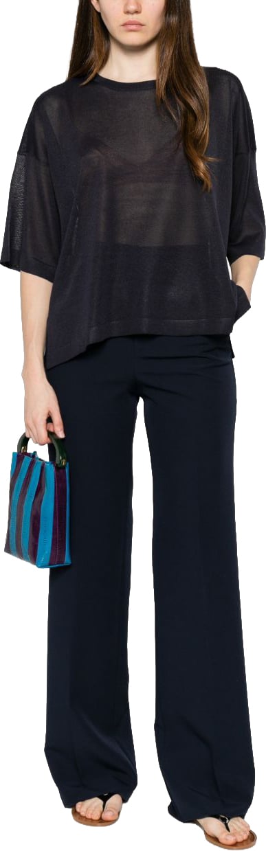 Tagliatore Trousers Navy Navy