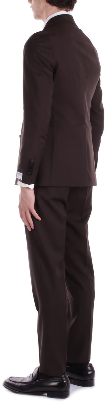 Tagliatore Dresses Dark Brown Bruin