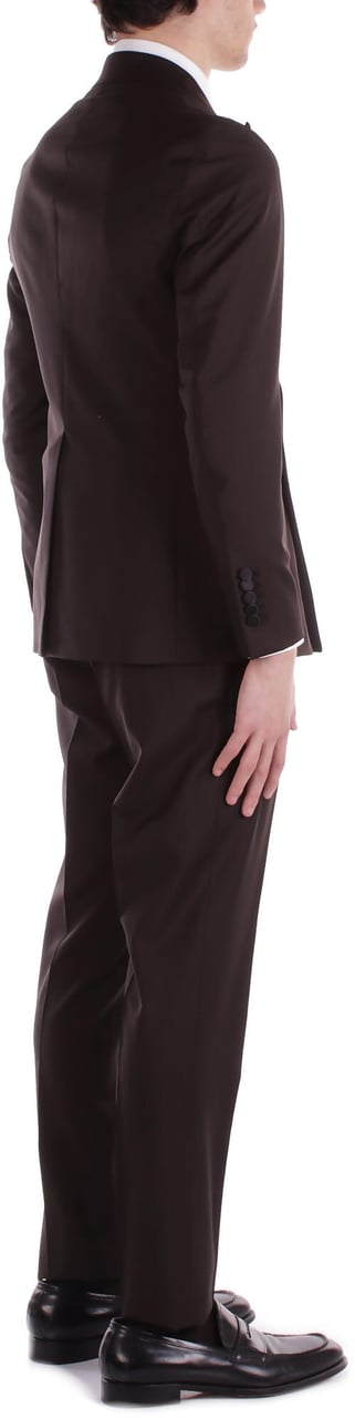 Tagliatore Dresses Dark Brown Bruin