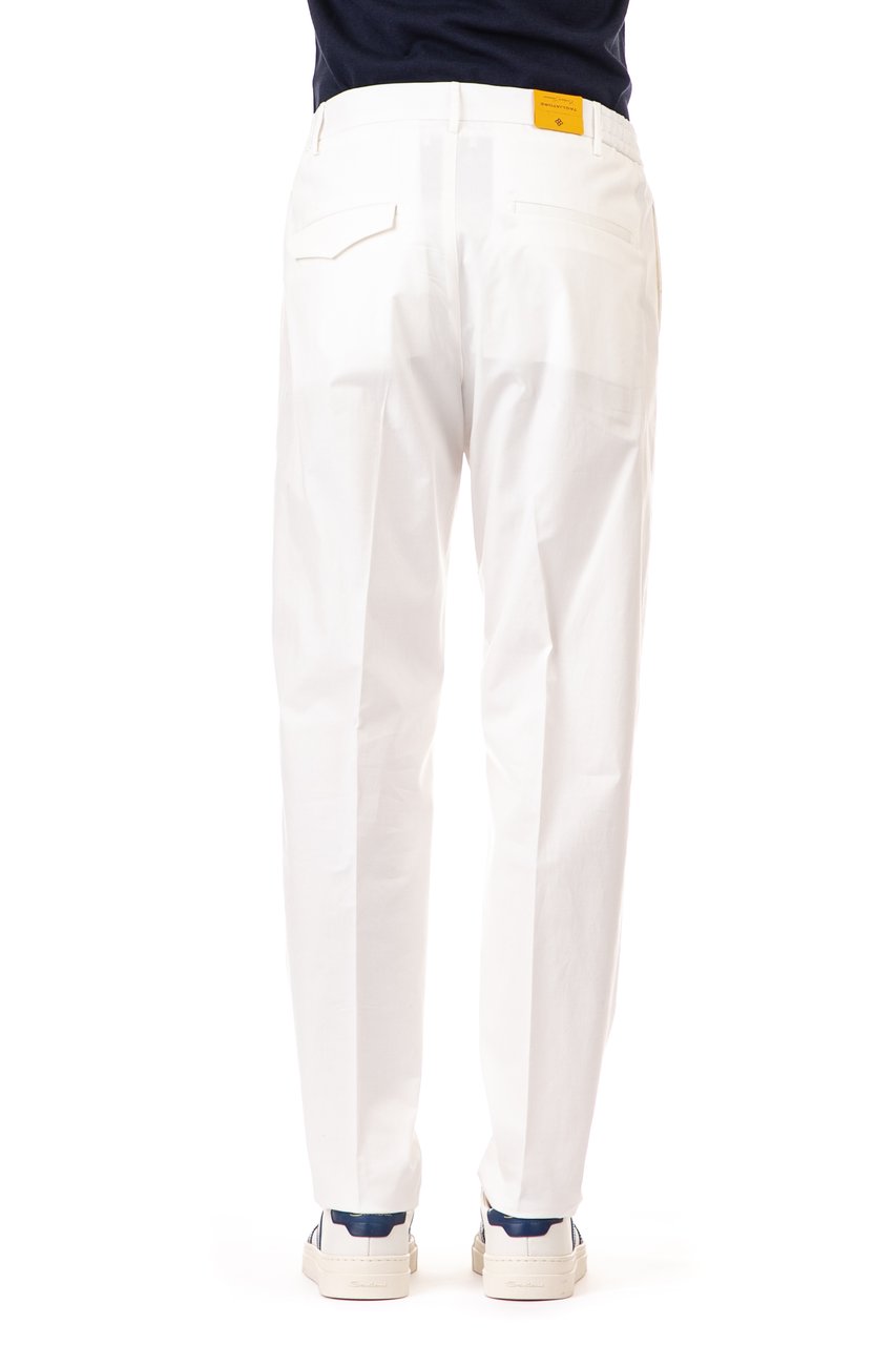 Tagliatore Cotton Elastic Waist Garcon Trousers Neutraal