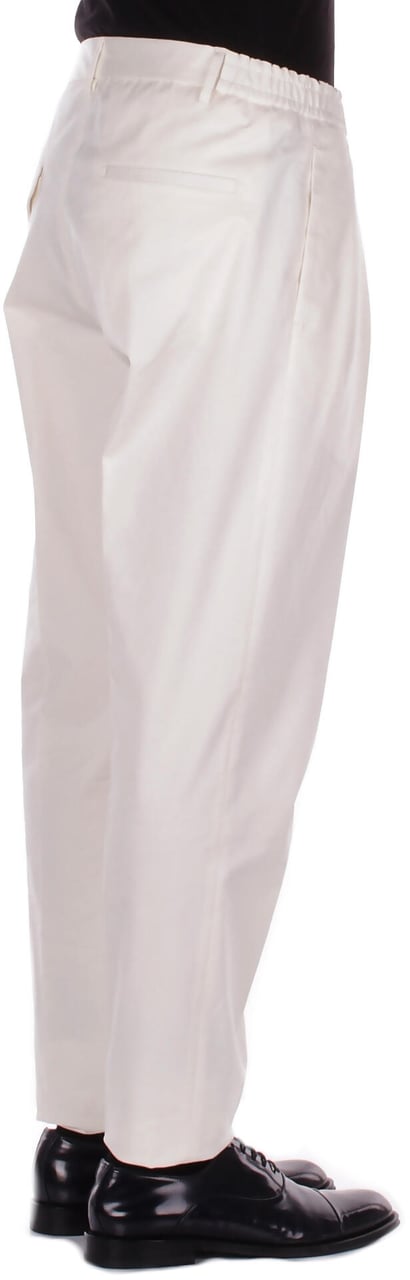 Tagliatore Trousers Cream Wit