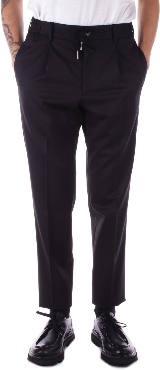 Tagliatore Trousers Black Zwart