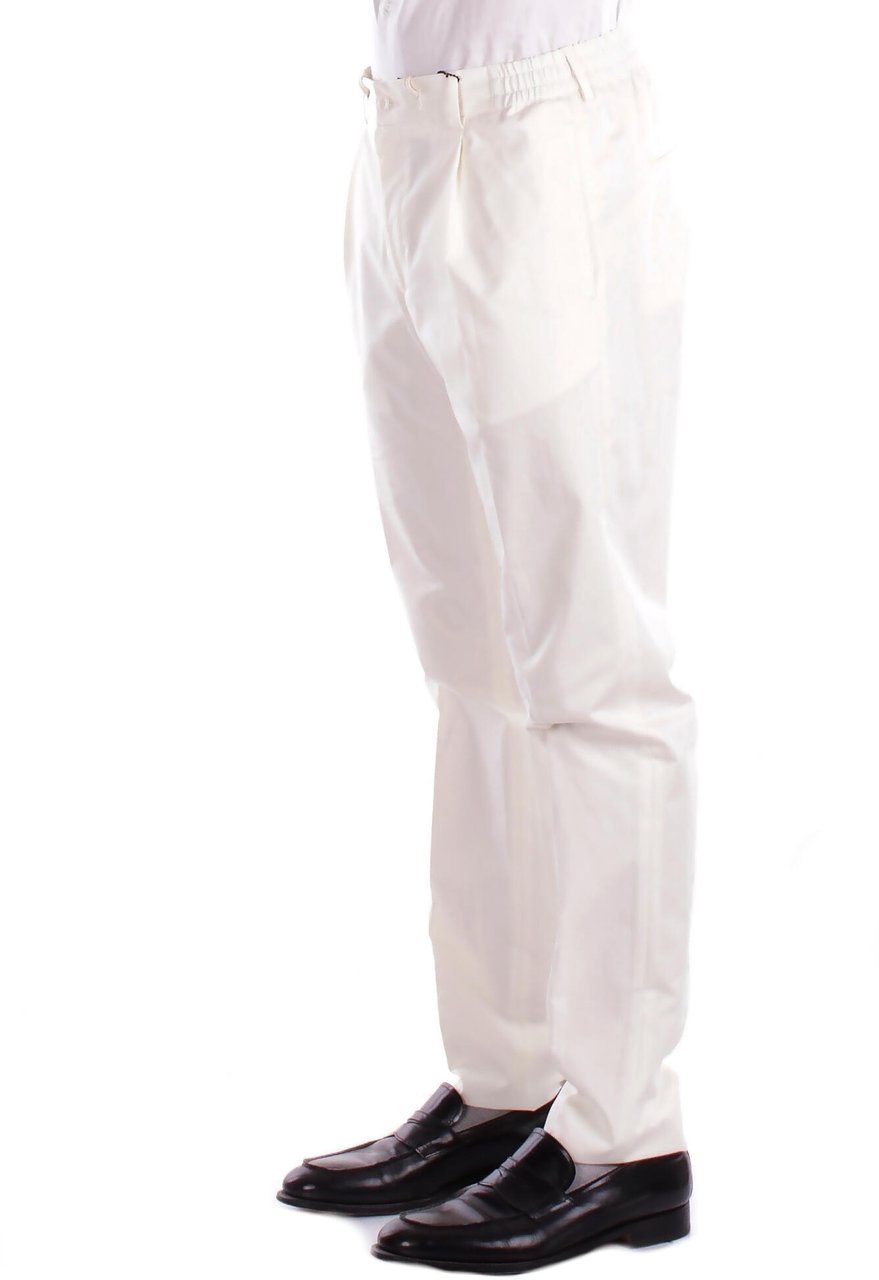 Tagliatore Trousers Cream Wit