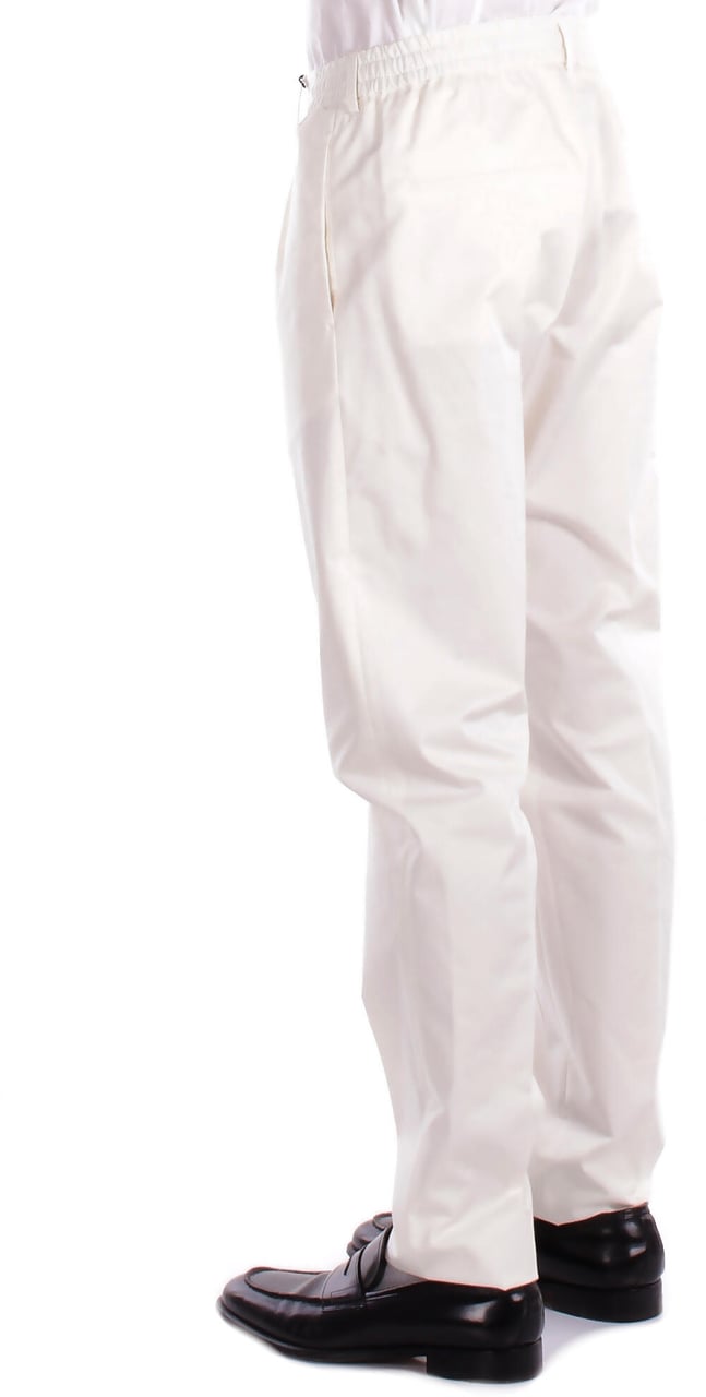 Tagliatore Trousers Cream Wit