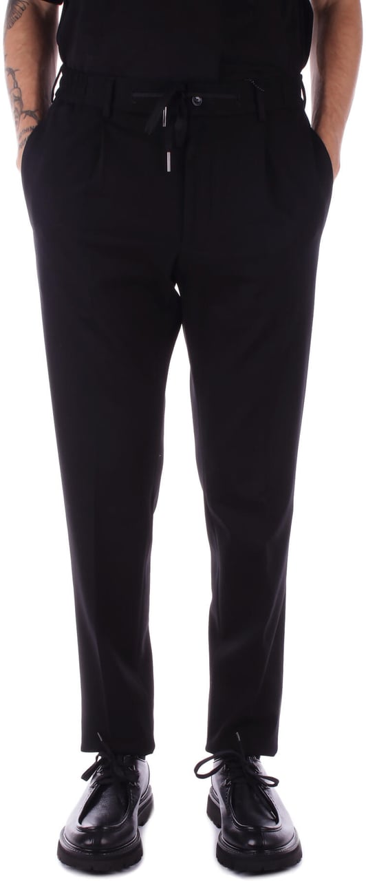 Tagliatore Trousers Black Zwart